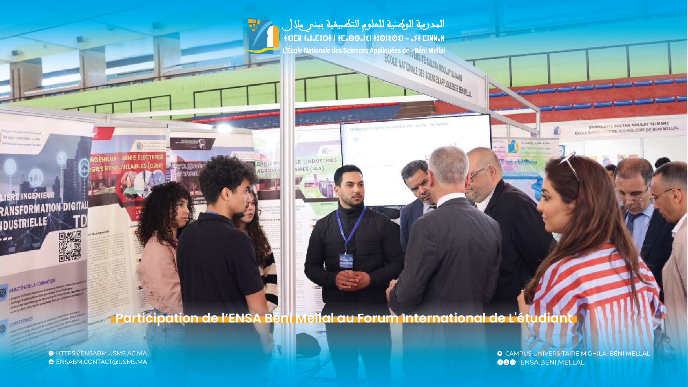 Participation de l’ENSA Béni Mellal au Forum International de L'étudiant – photo 2