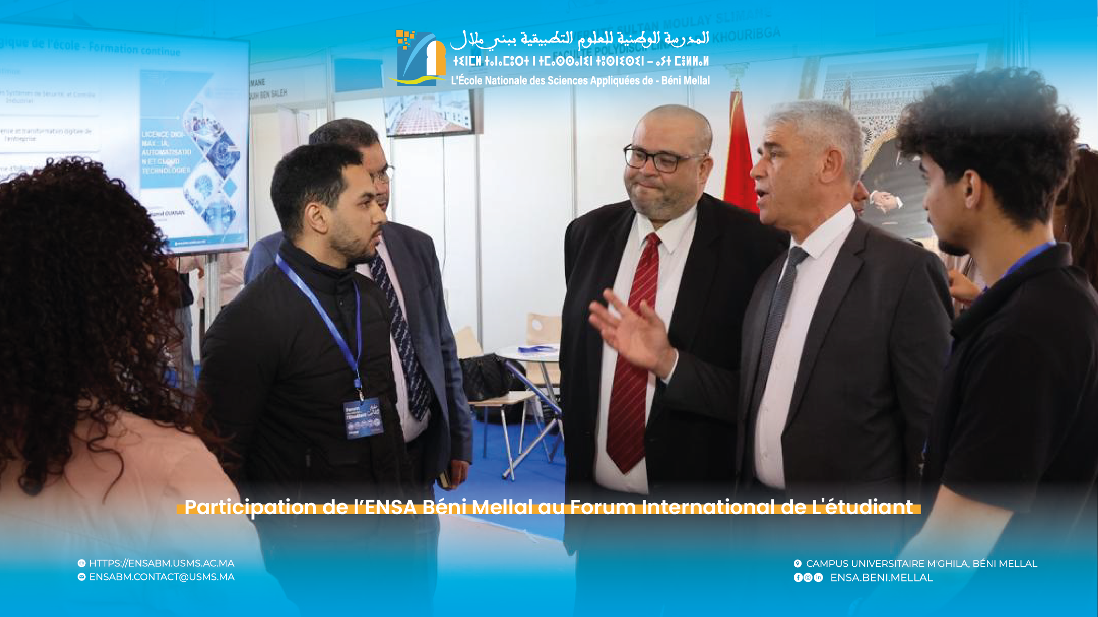 Participation de l’ENSA Béni Mellal au Forum International de L'étudiant – photo 3