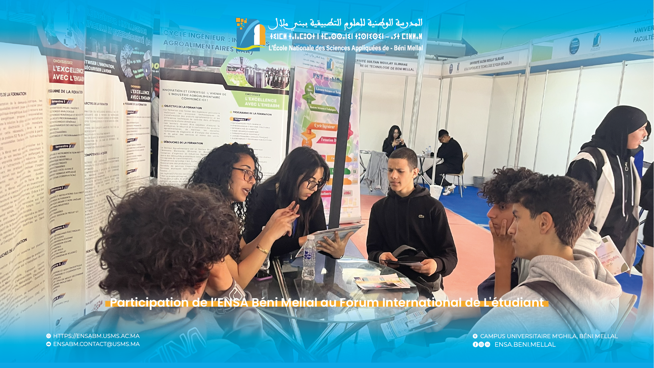 Participation de l’ENSA Béni Mellal au Forum International de L'étudiant – photo 5