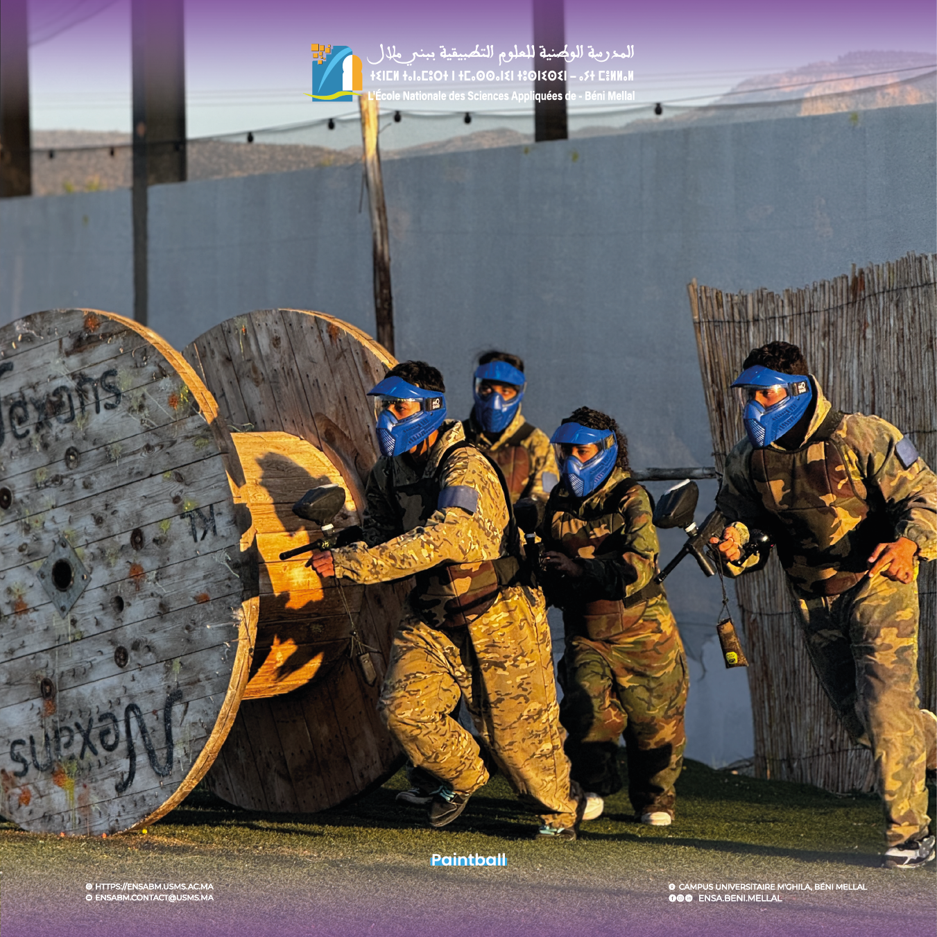 Organisation d’un Événement de Paintball par le Club Sport de l’ENSA Béni Mellal – photo 4