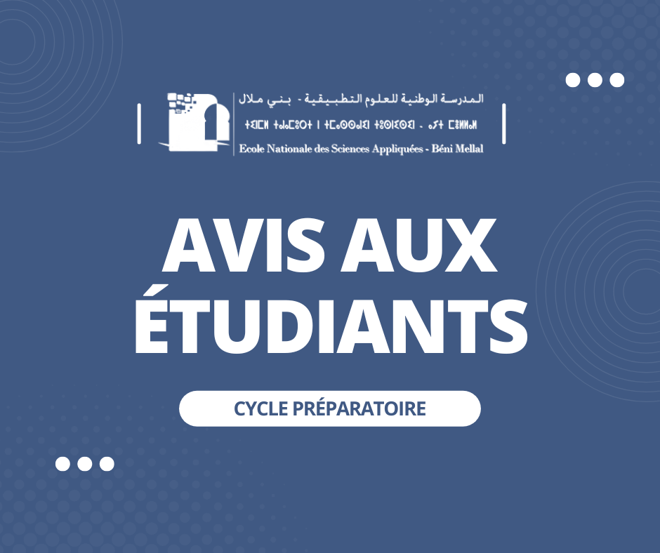 Read more about the article Avis aux Etudiants  – CP2 Semestre 4 –