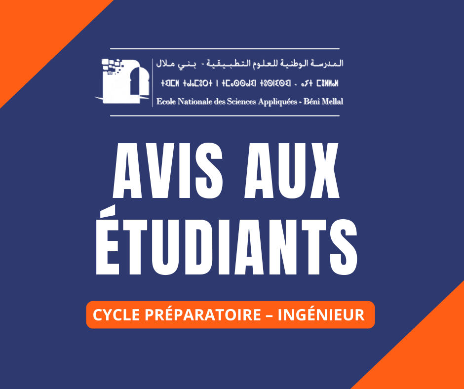 Read more about the article Résultats d’Orientation des Admis aux API pour le Cycle Ingénieur A.U 23/24