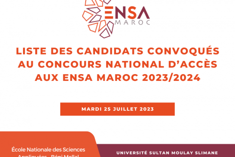 Dark Blue Modern Webinar Facebook Post ENSA MAROC