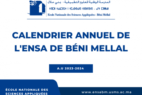 ENSABM CALENDIER
