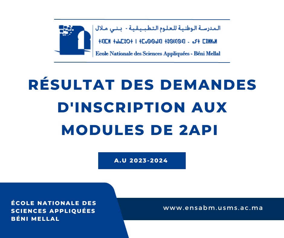 Read more about the article Résultat des demandes d’inscription aux modules de 2API [23-24]