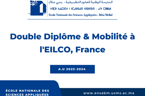 Double Diplôme & Mobilité à l'EILCO, France