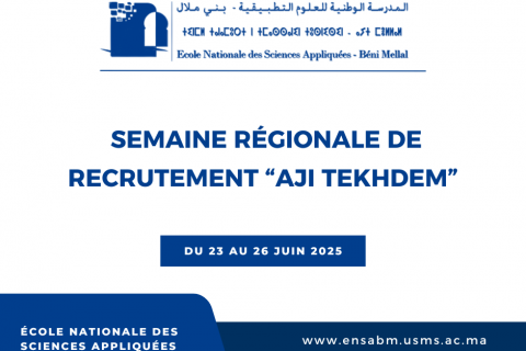 Semaine Régionale de Recrutement AJI TEKHDEM